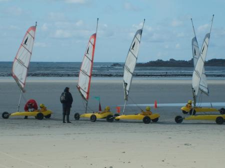 char à voile