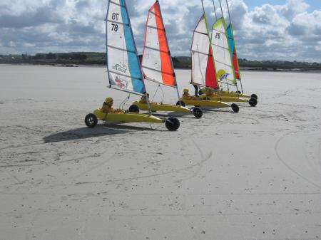 char à voile