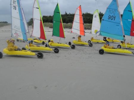 char à voile