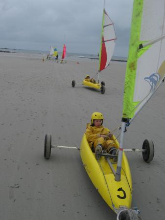 char à voile